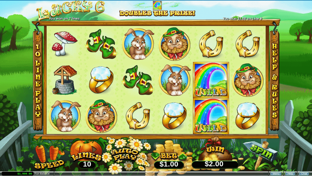 Lucky 6 Online Slot by Real Time Gaming Review