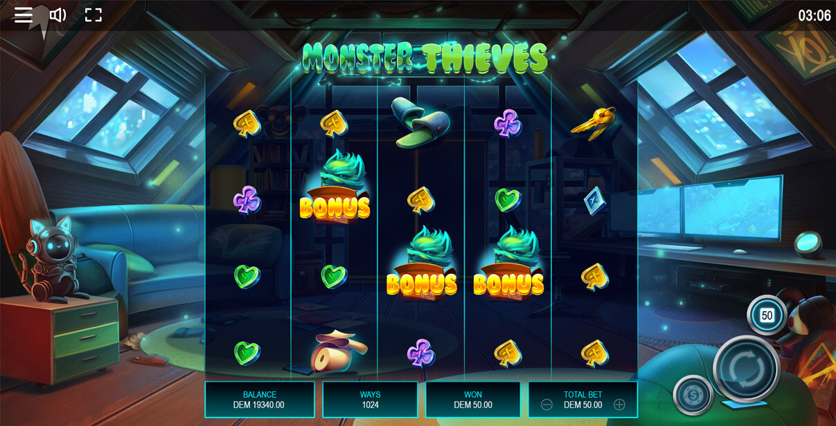 Monster Thieves Video Slot by Mancala Gaming Review
