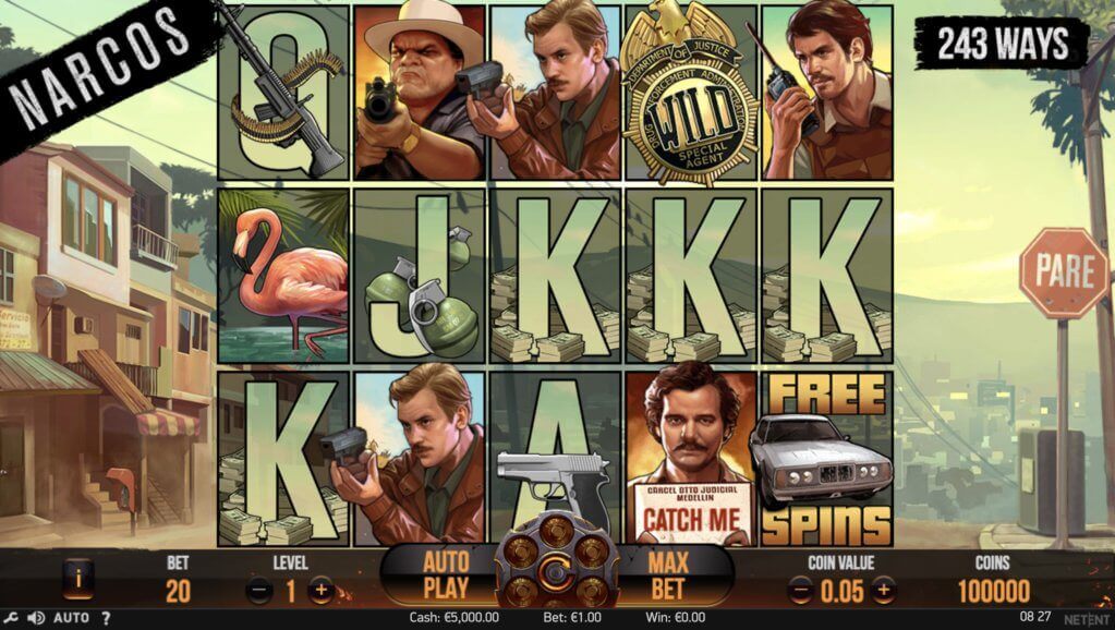 Narcos Video Slot by NetEnt Review 2020