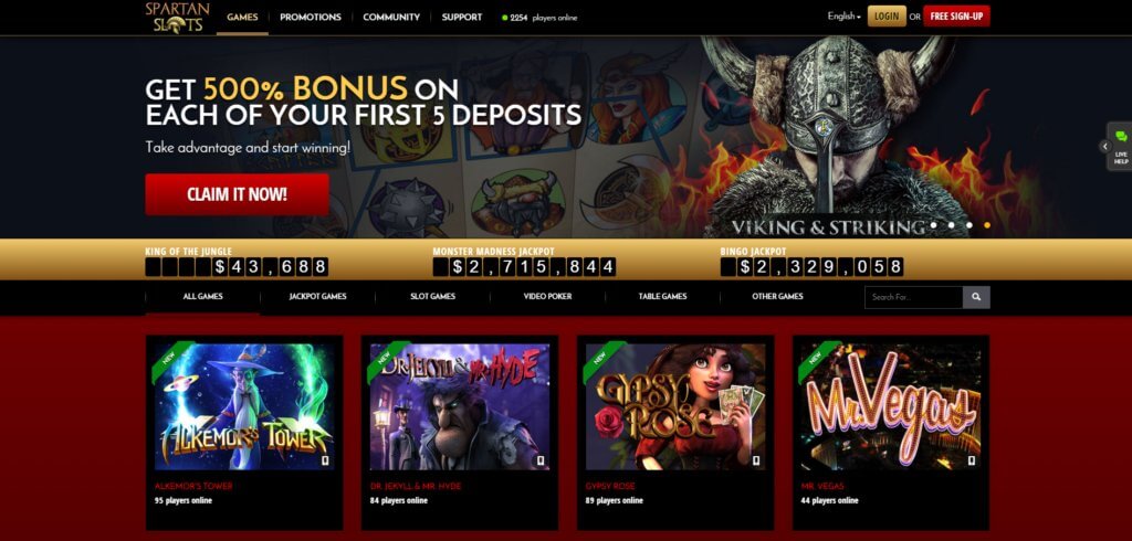 Spartan Slots Casino Review 2020