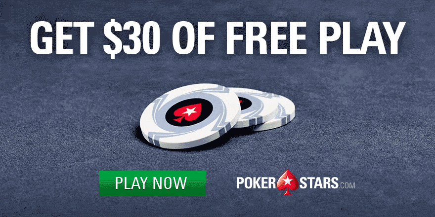 pokerstars get $30 of free play