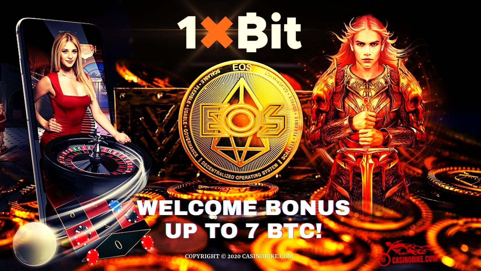 1xBit Casino cryptocurrency EOS