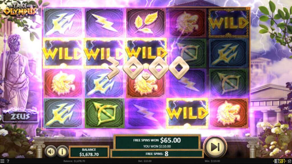 Video Slot Take Olympus Allfathers Grace Feature