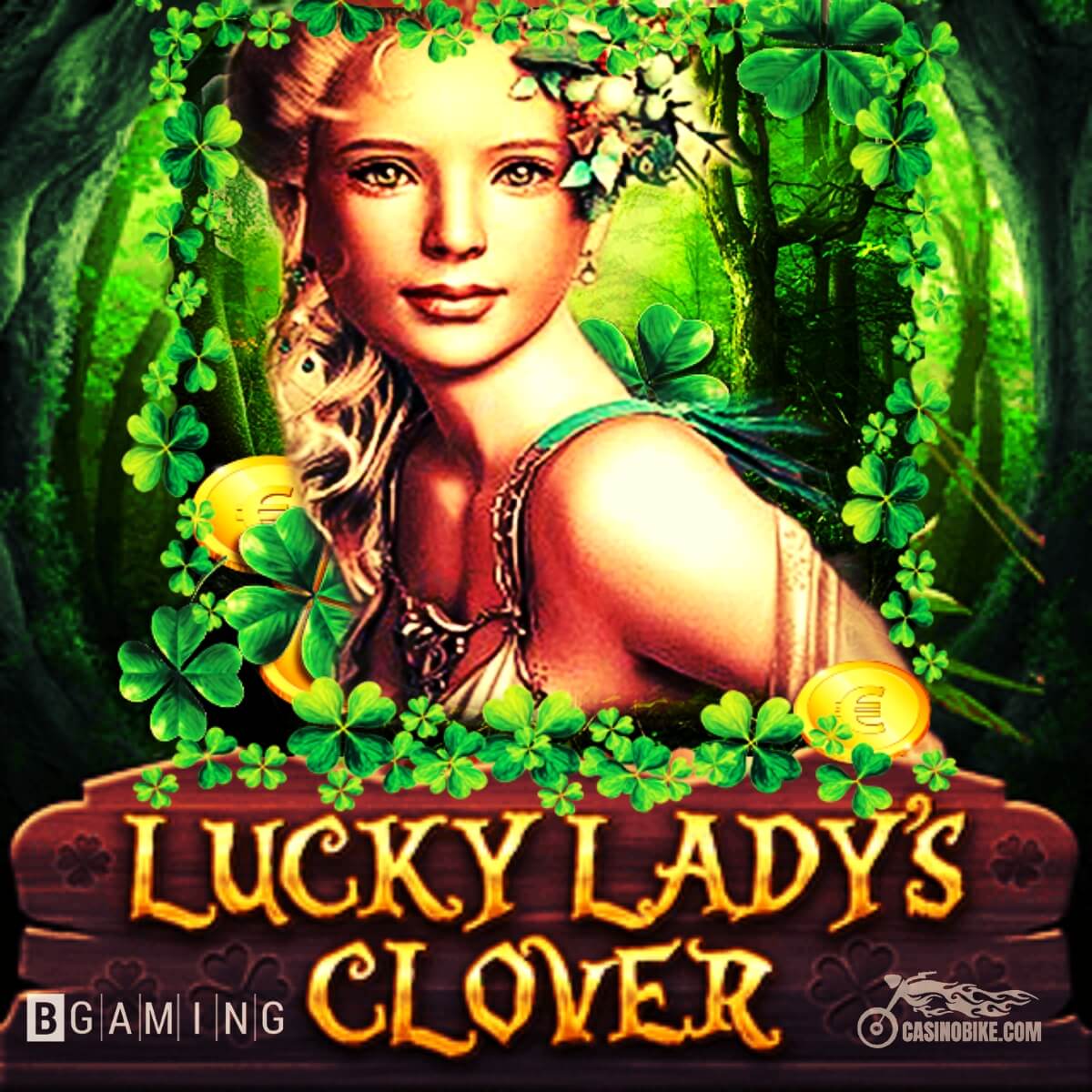 Lucky Lady's Clover Video Slot Logo