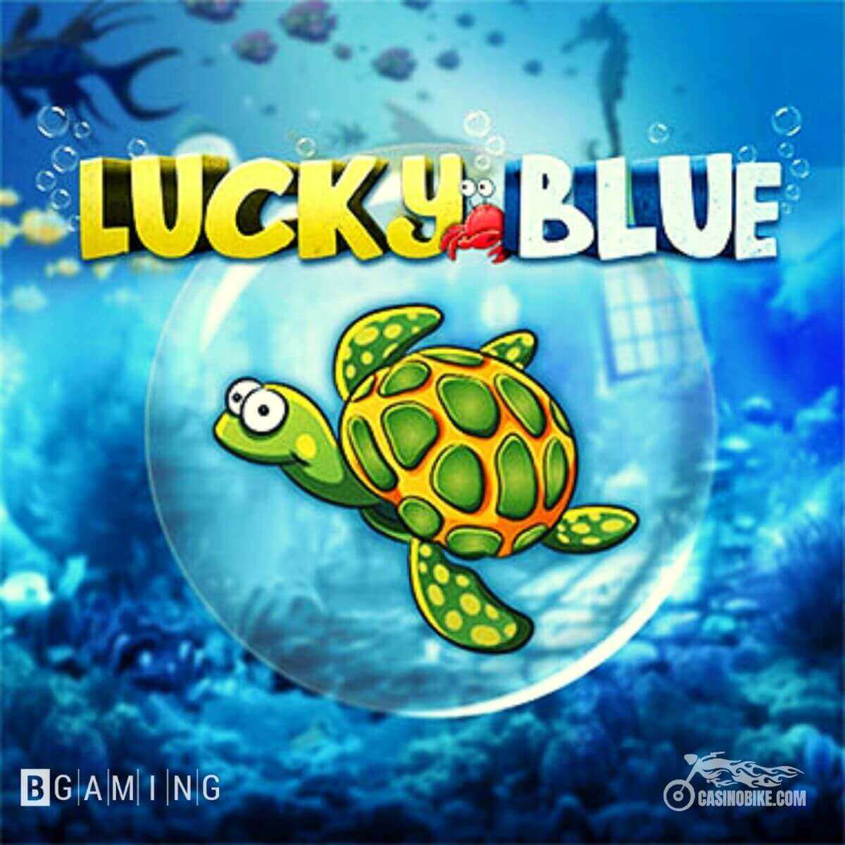 Lucky Blue Video Slot Logo