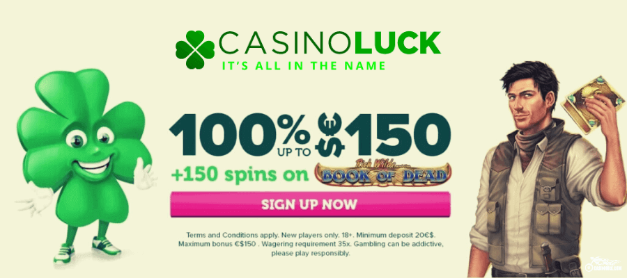 CasinoLuck Deposit Welcome Bonus