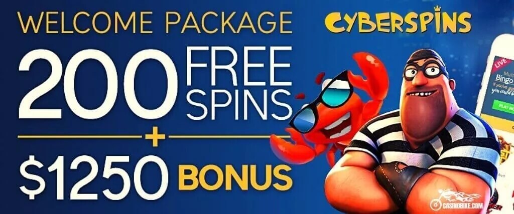 CyberSpins Casino Welcome Package