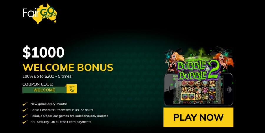 Fair Go Online Casino Play Bubble Bubble 2 Slot