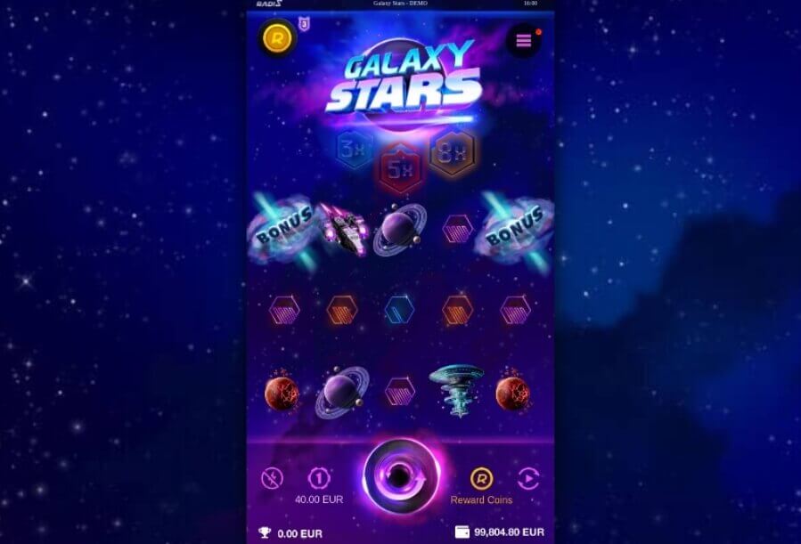 Galaxy Stars Online Slot Full Review