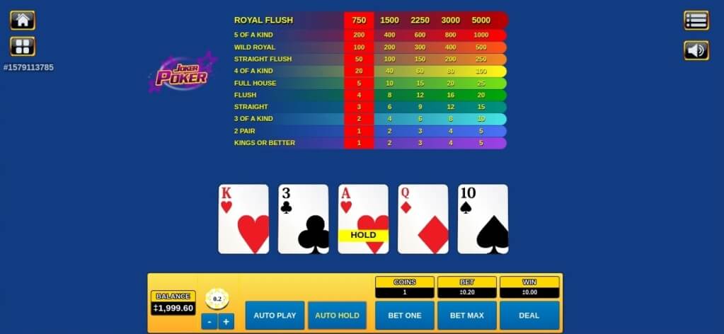 Joker Poker from Habanero Full Review