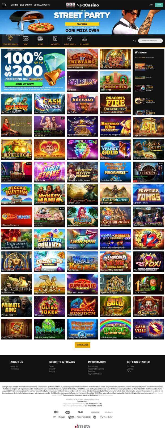 Full review NextCasino - your ultimate casino experience