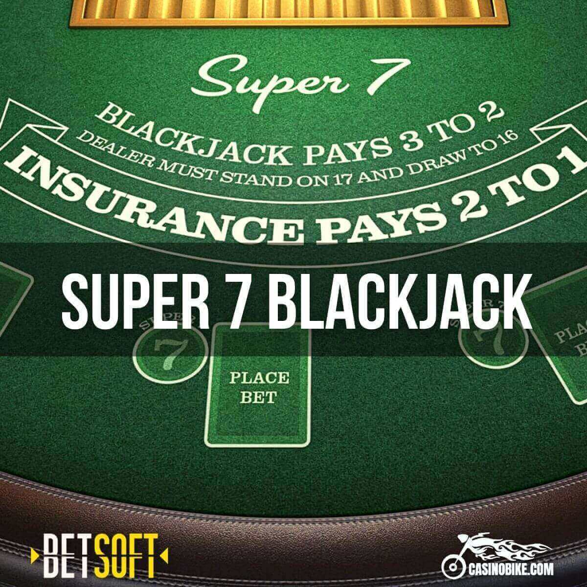 Super 7 Blackjack by BetSoft Gaming