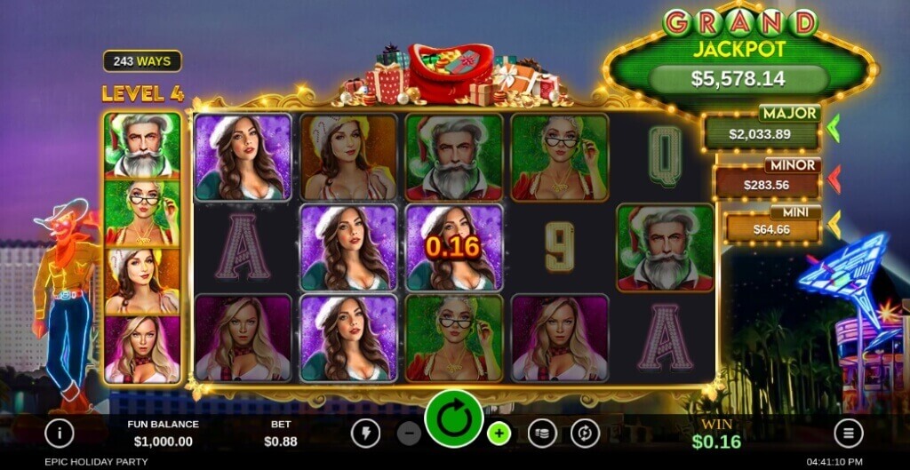 Epic Holiday Party Slot by RTG Review