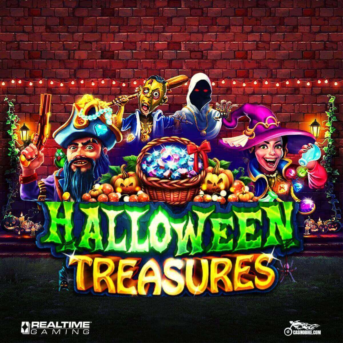 Halloween Treasures Slot by Real Time Gaming