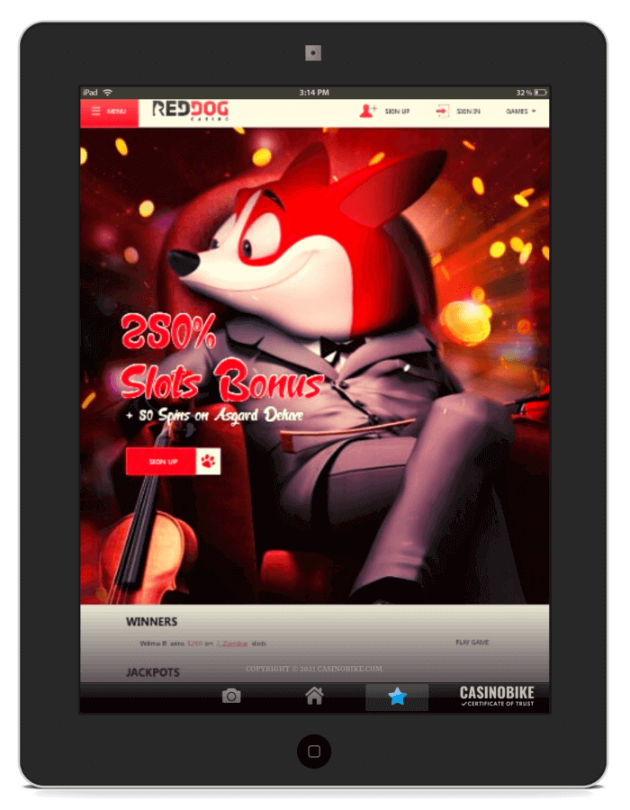 How to play Red Dog Casino on iPad