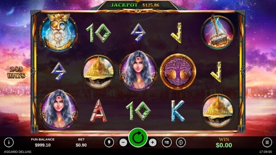 Review of Asgard Deluxe Slot by Real Time Gaming