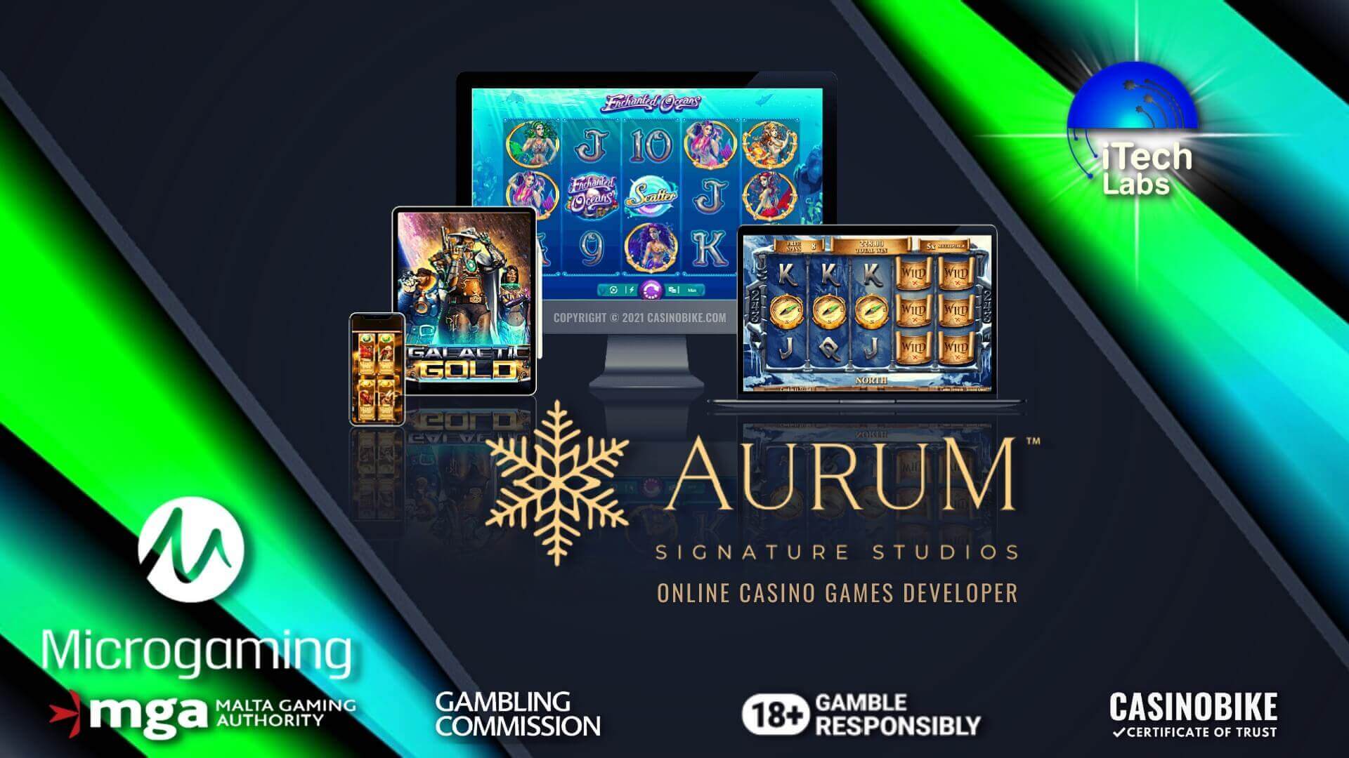 Aurum Signature Studios Online Casino Games Developer