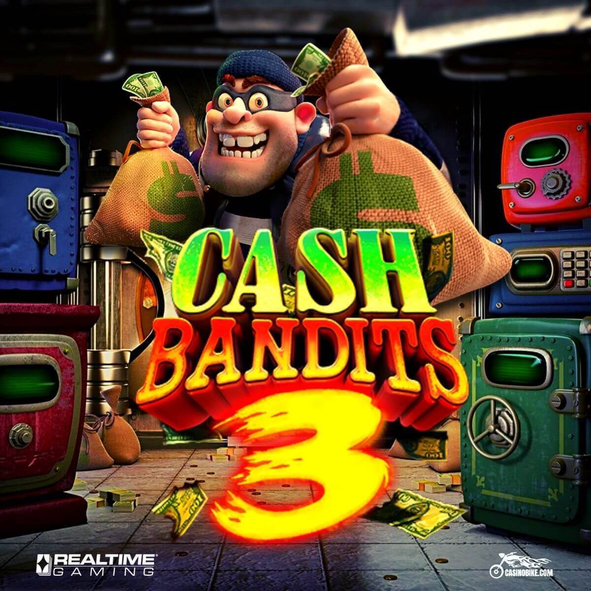 Cash Bandits Slot 3 by Real Time Gaming
