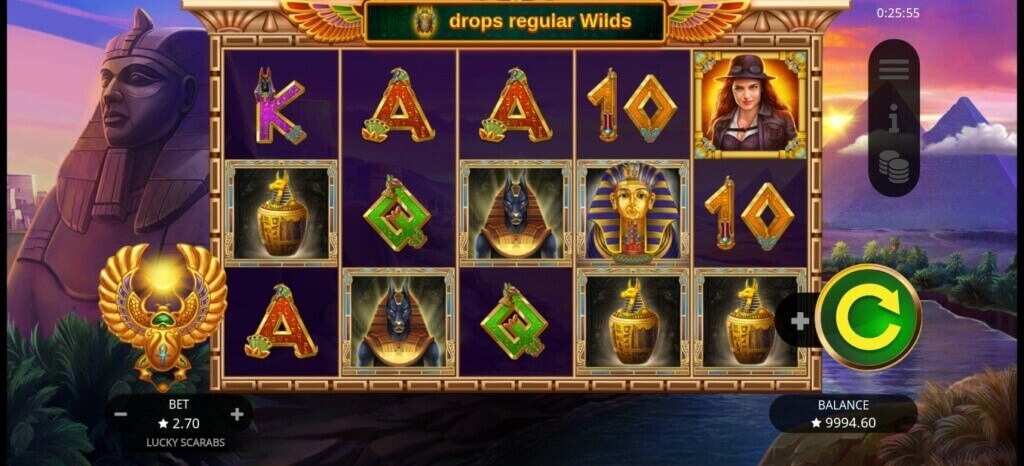 Lucky Scarabs Online Slot from Booming Games Review