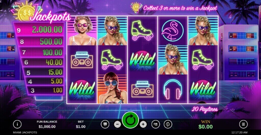 Miami Jackpots Slot by RTG Review