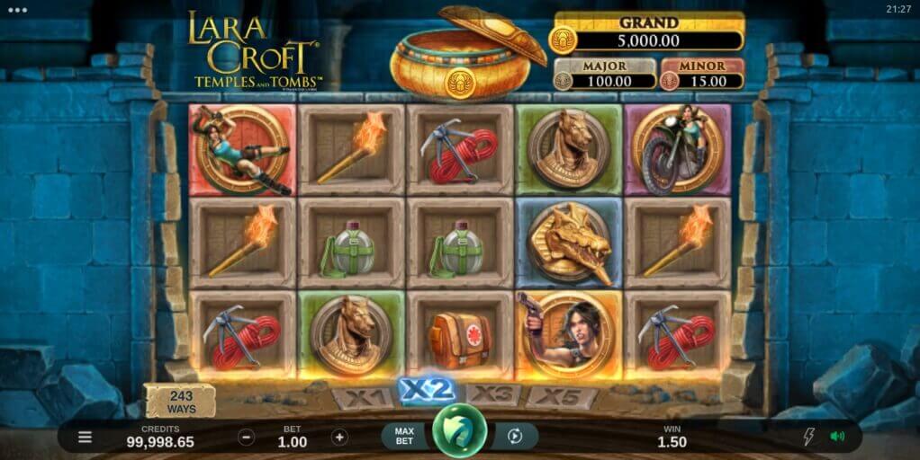 Lara Croft Temples and Tombs Slot Review