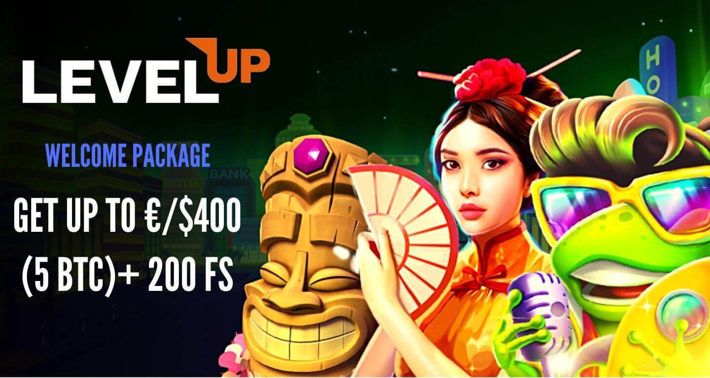 LevelUp Casino Welcome Package