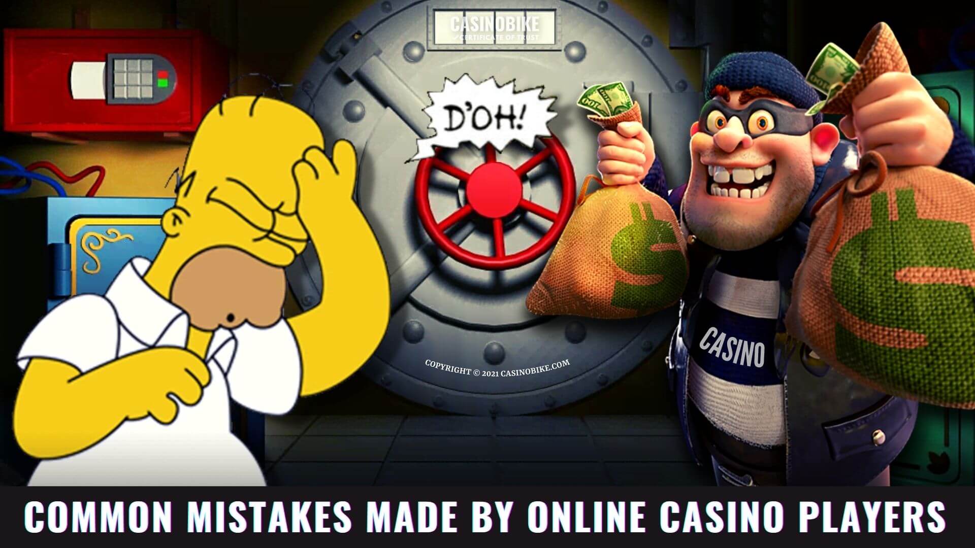 Common mistakes made by online casino players