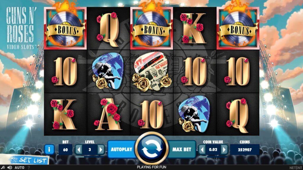 Guns N 'Roses Video Slot by NetEnt Review