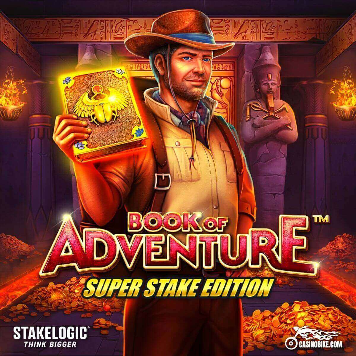 Book of Adventure Super Stake Edition Slot by Stakelogic