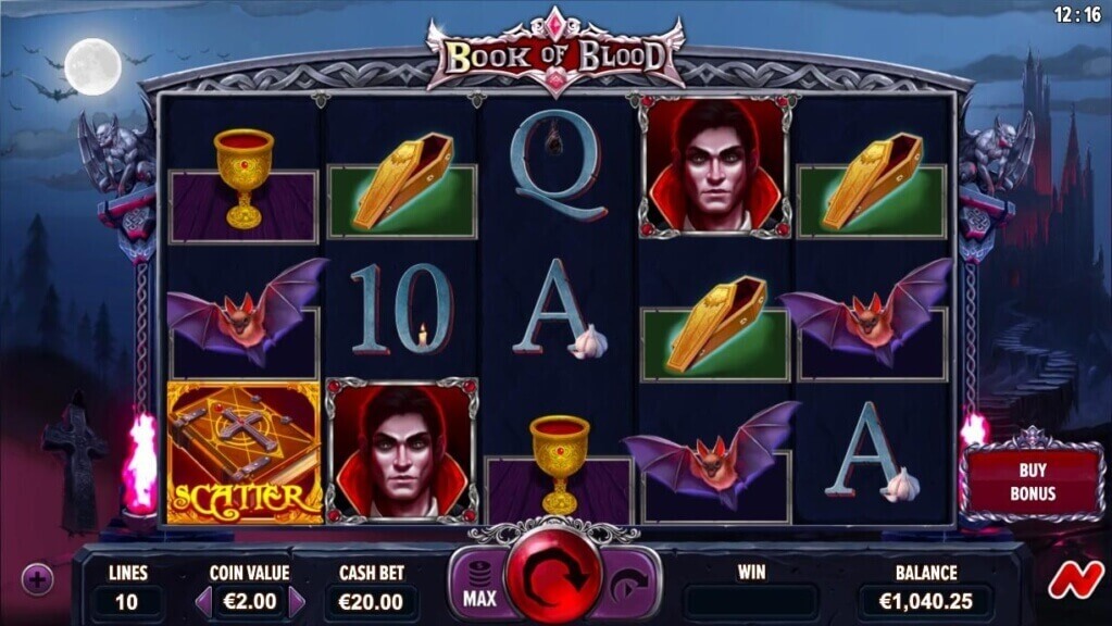 Book of Blood Slot by NetGaming Review