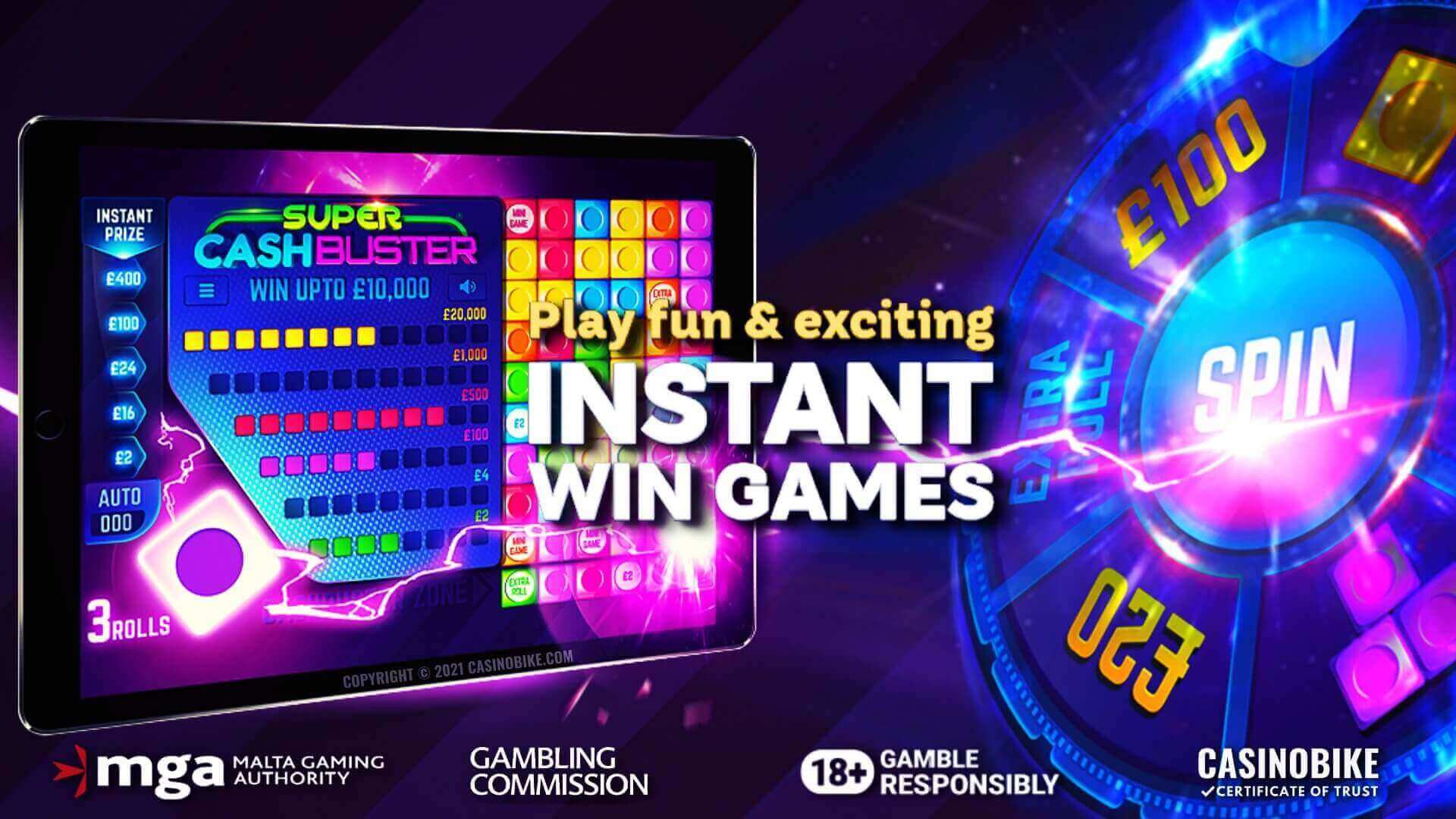 Play Instant Win Casino Games