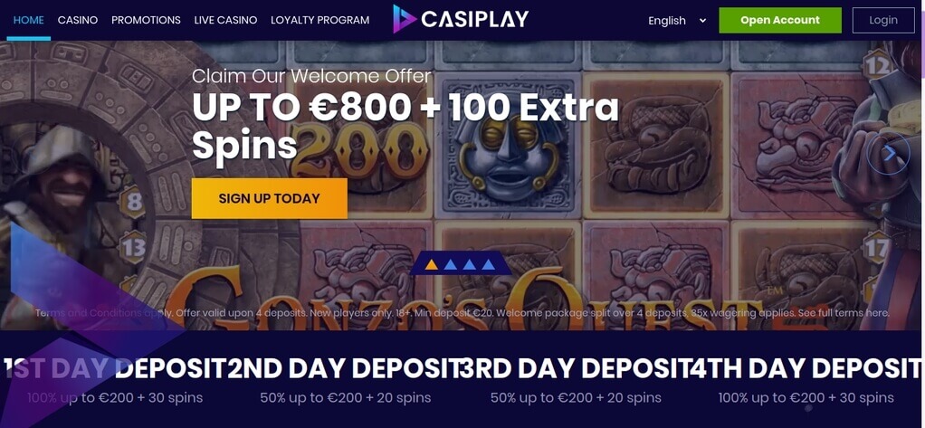 Besta Online Casino Casiplay