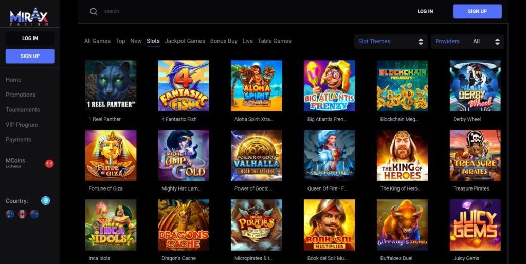 Crypto Slot Machines Online Mirax Casino