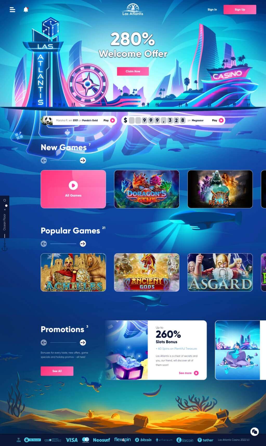 Las Atlantis Casino Review