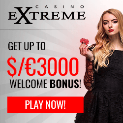 Casino Extreme Welcome Bonus up to $3000