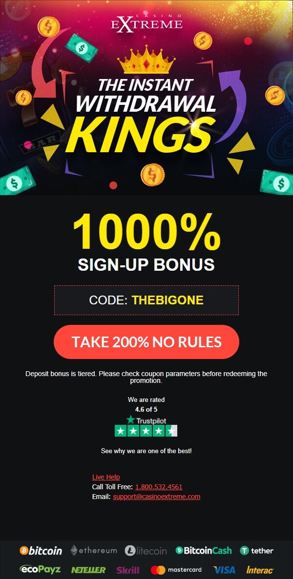 Casino Extreme Sign-Up Bonus