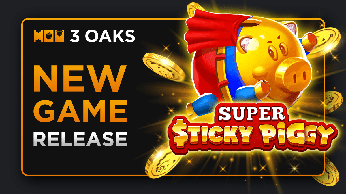 3 Oaks Gaming cracks the code to unveil sequel slot Super Sticky Piggy